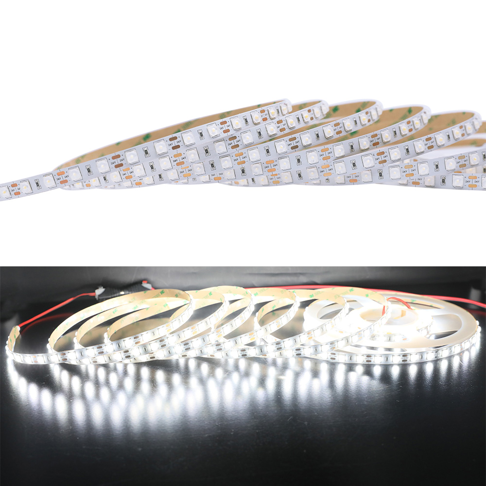 Diffuse Reflection 6060 SMD Brightest Single Color LED Strips With 180 Degree Lens